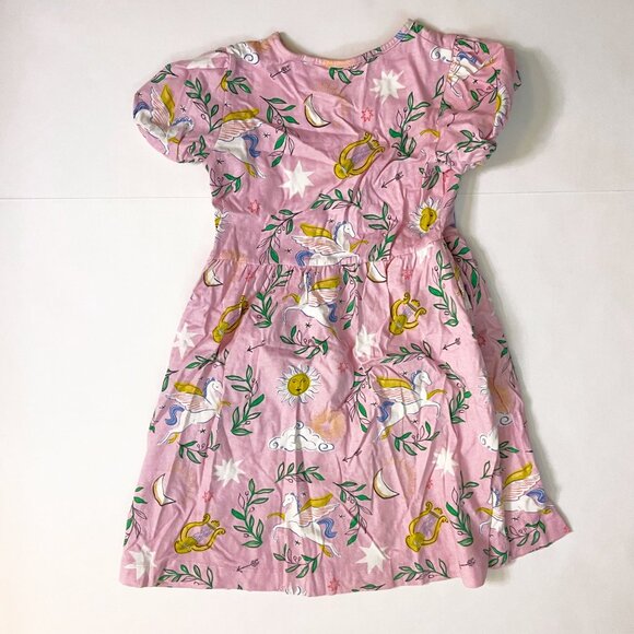 Mini Boden Pink Greek Toile Dress, Size 9/10 - Picture 3 of 5